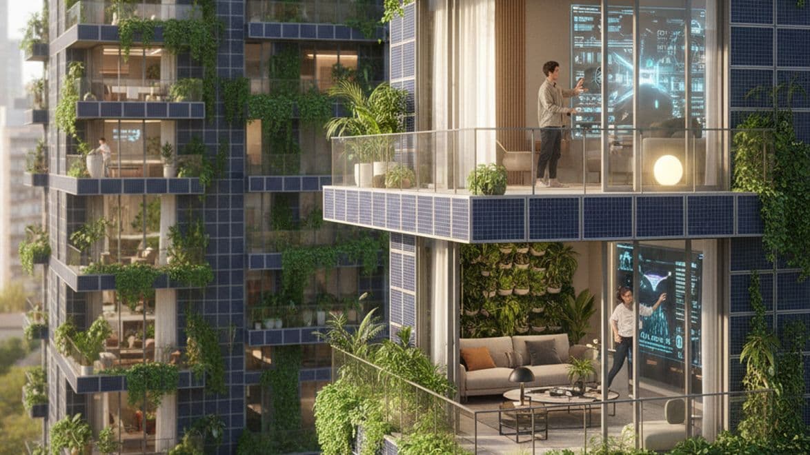 Future Living mit Vertical Gardening und smarten Wänden