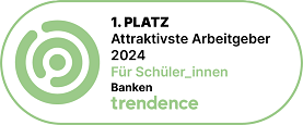 Attraktivste Arbeitgeber 2024 für Schüler:innen | Banken