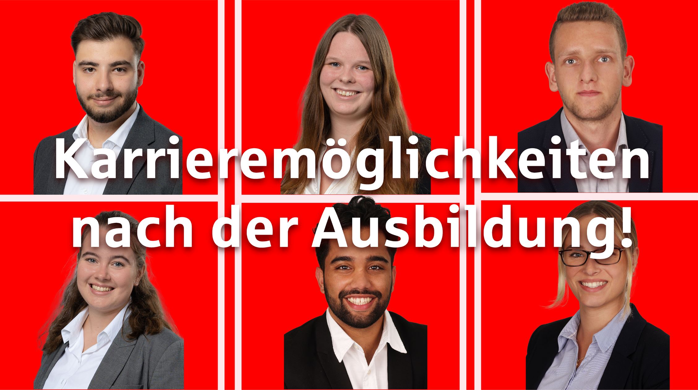 Karrieremöglichkeiten nach der Ausbildung, Einzelportraits der Azubis