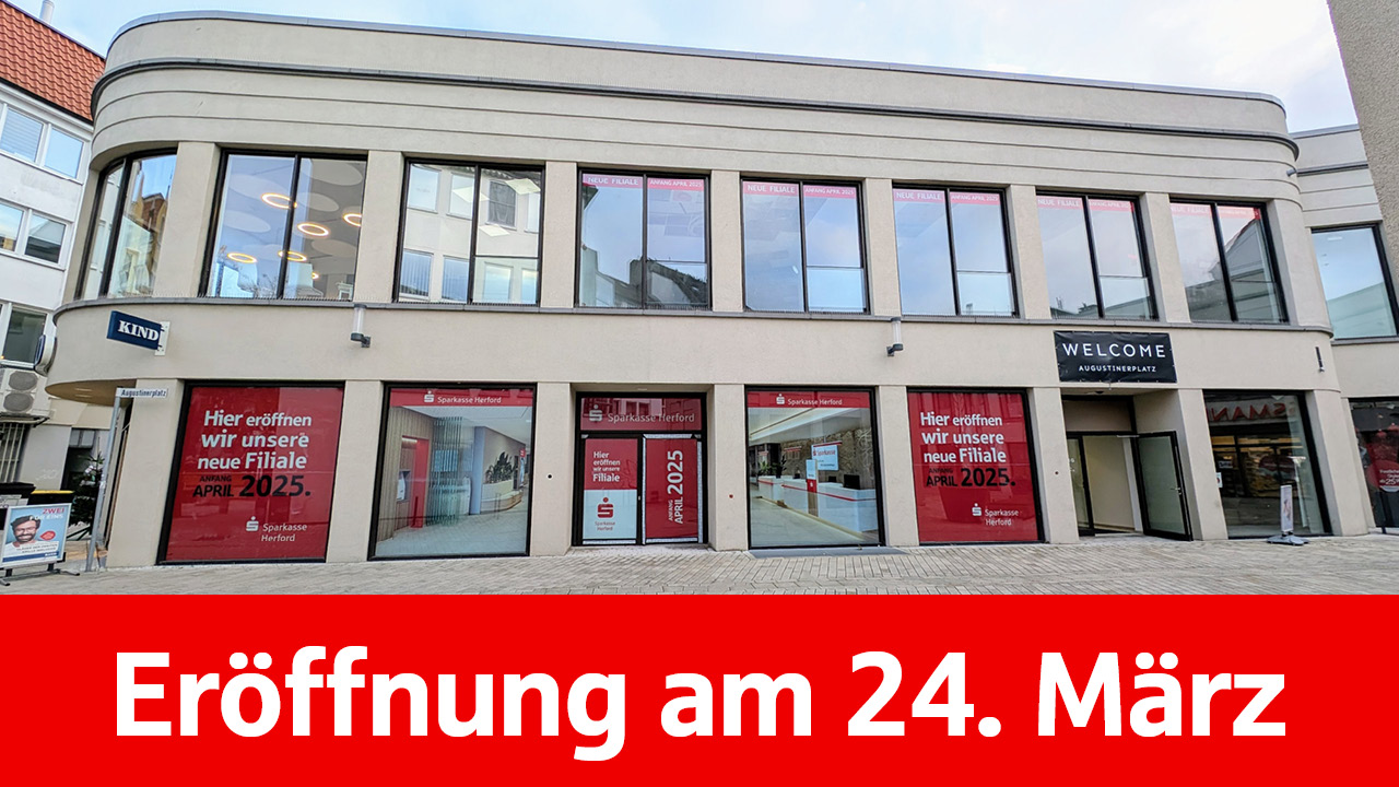 Foto der Filiale Filiale Herford - Augustinerplatz - Eröffnung am 24. März 2025